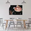 vászonkép csésze kávé konyhaba
