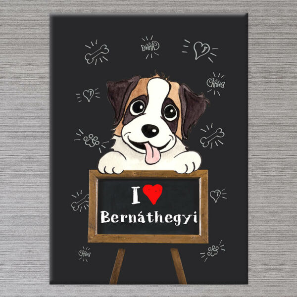 Bernáthegyi kutya vászonkép
