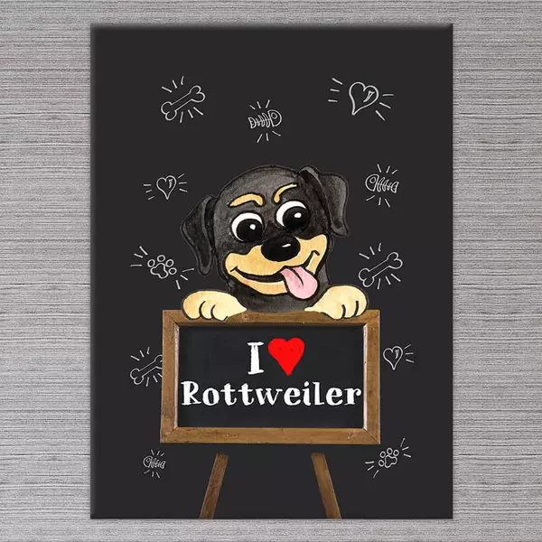 Rottweiler vászonkép