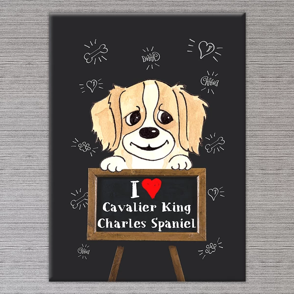 kutyás falikép charles spaniel