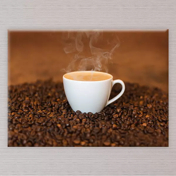 vászonkép csésze kávé