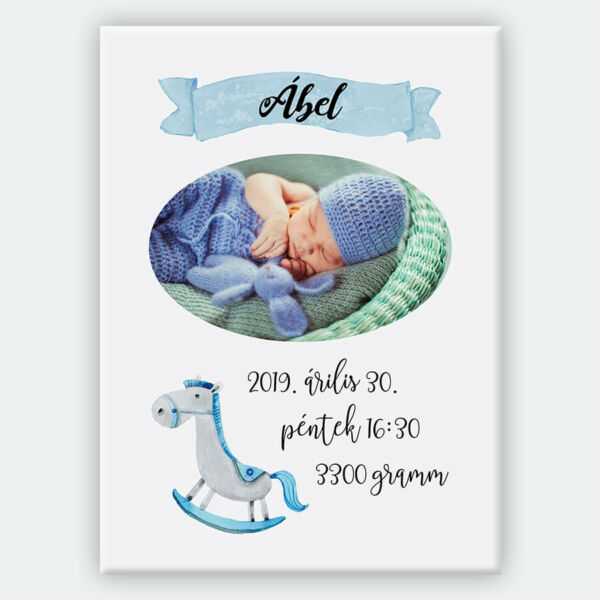vászonkép kis baba születés gyerekszobába