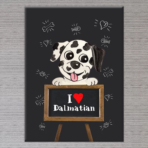 dalmata kutyás vászonkép